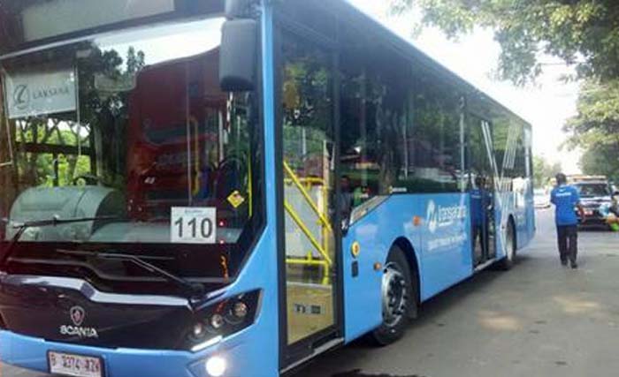 Bus Transjakarta siap melayani rute baru di Jakarta, Tanah Abang - Blok M. (Foto:Antara)