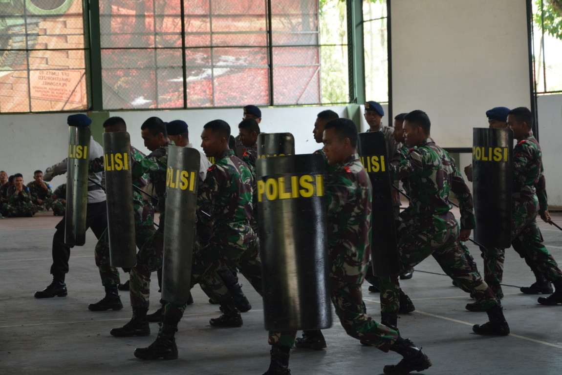 Latihan Pengamanan Pemilihan Umum Legislatif dan Presiden di Wilayah Divif 2 Kostrad Tahun 2019. (Foto: Penerangan Divif 2 Kostrad)
