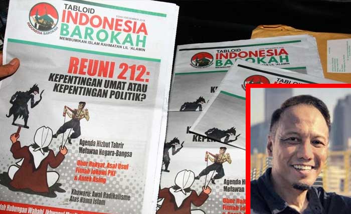 Tabloid Indonesia Barokah, dan Ipang Wahid (inzet). (Foto:Dok.Antara/Ngobar)