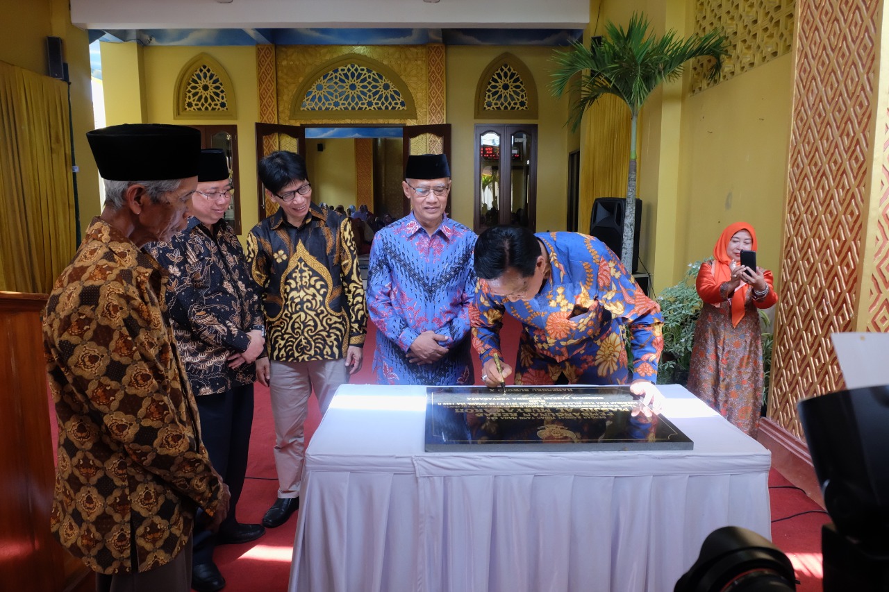 Ketua Umum Pimpinan Pusat Muhammadiyah, Haedar Nashir dalam kegiatan dakwah. (Foto: md for ngopibareng.id)