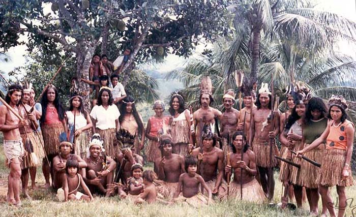 Komunitas suku Pataxo-Hahahae di Brazil. (Foto: Povos)