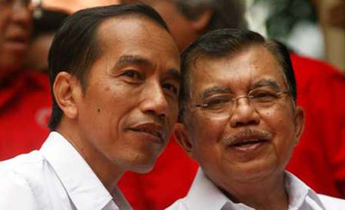 Joko Widodo dan Juusuf Kalla. (Foto:Antara)