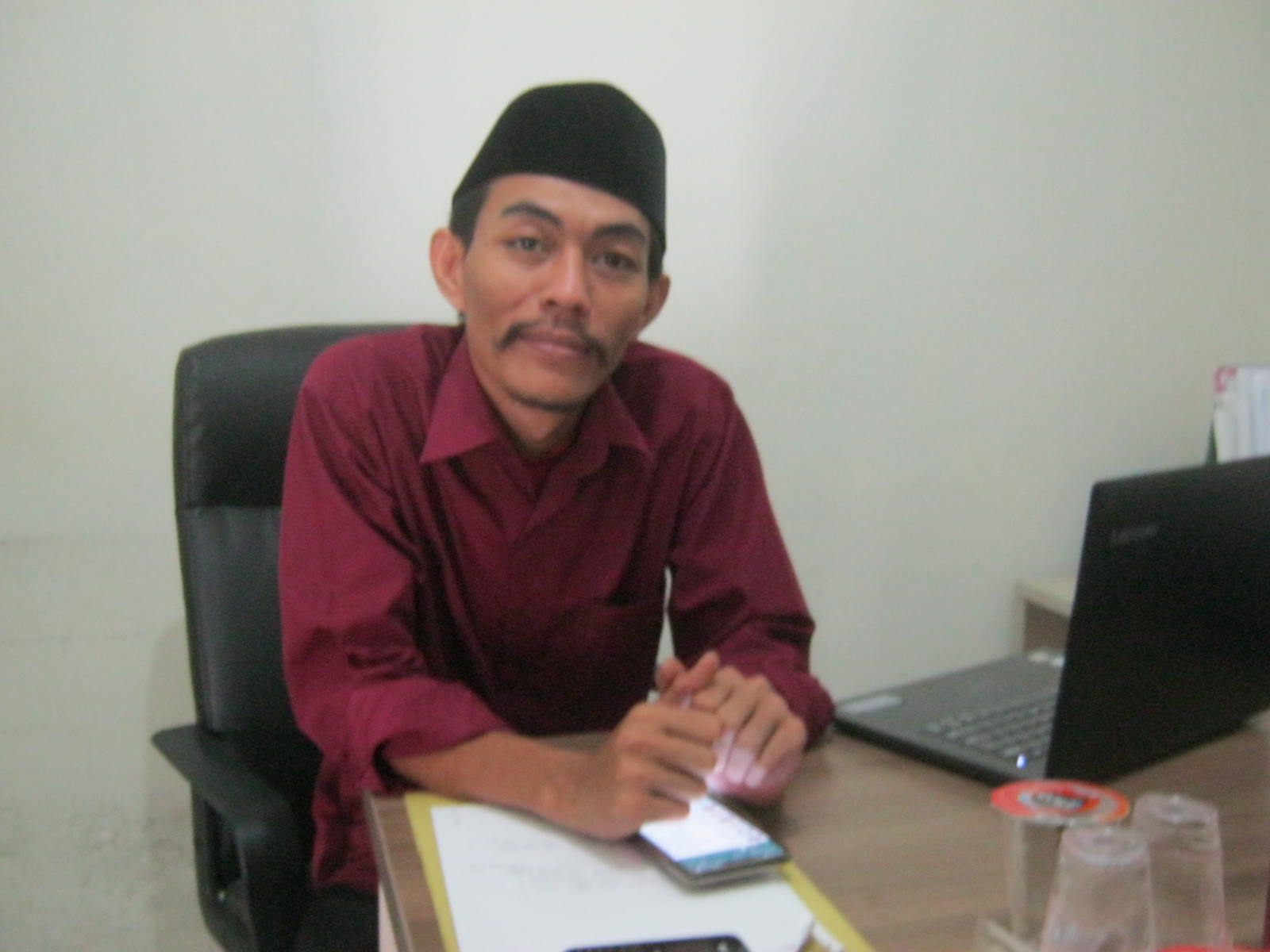 Ketua Bawaslu Lamongan Miftahul Badar (Foto:Totok/ngopibreng.id)