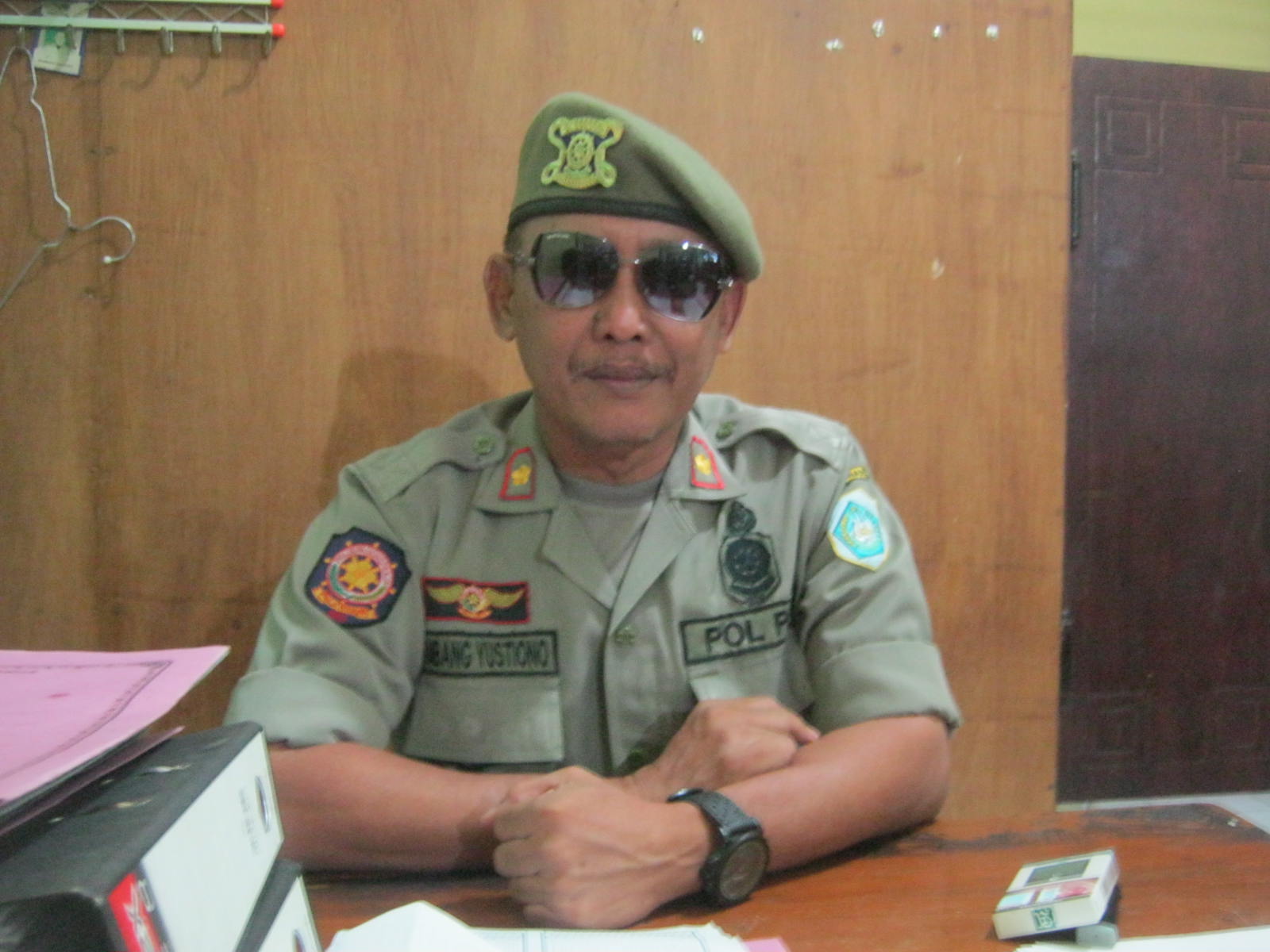 Kepala Seksi Operasi dan Pengendalian Satpol PP Lamongan Bambang Yustiono (Foto :Totok/ngopibareng.id)