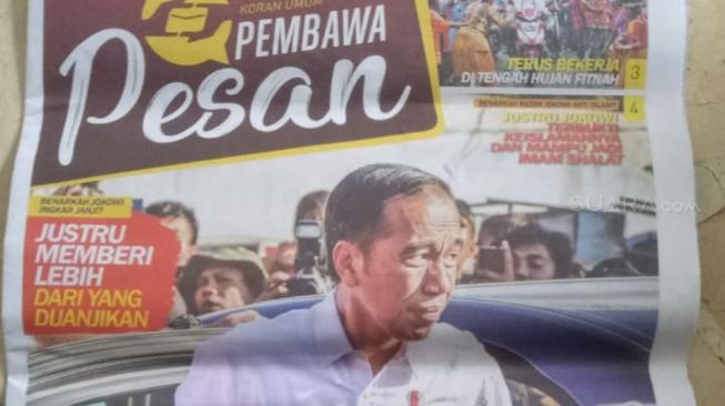 Cover Tabloid Pembawa Pesan. (Foto: istimewa)