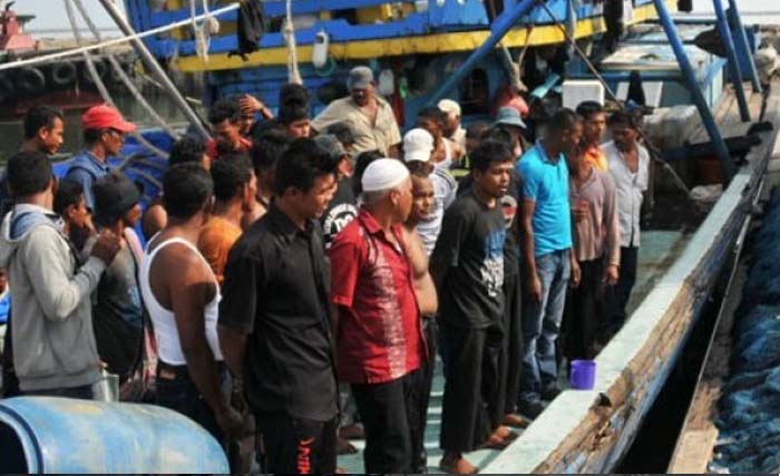 Sebanyak 16 nelayan dari Aceh ditahan otoritas Myanmar, dan Sabtu 26 Januari 2019 lalu sudah dipulangkan setelah mendapat pengampunan. (Foto:Antara)