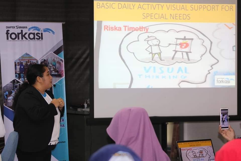 Acara Forkasi Chapter Surabaya 'Basic Daily Activity Visual Support for Special Needs.
