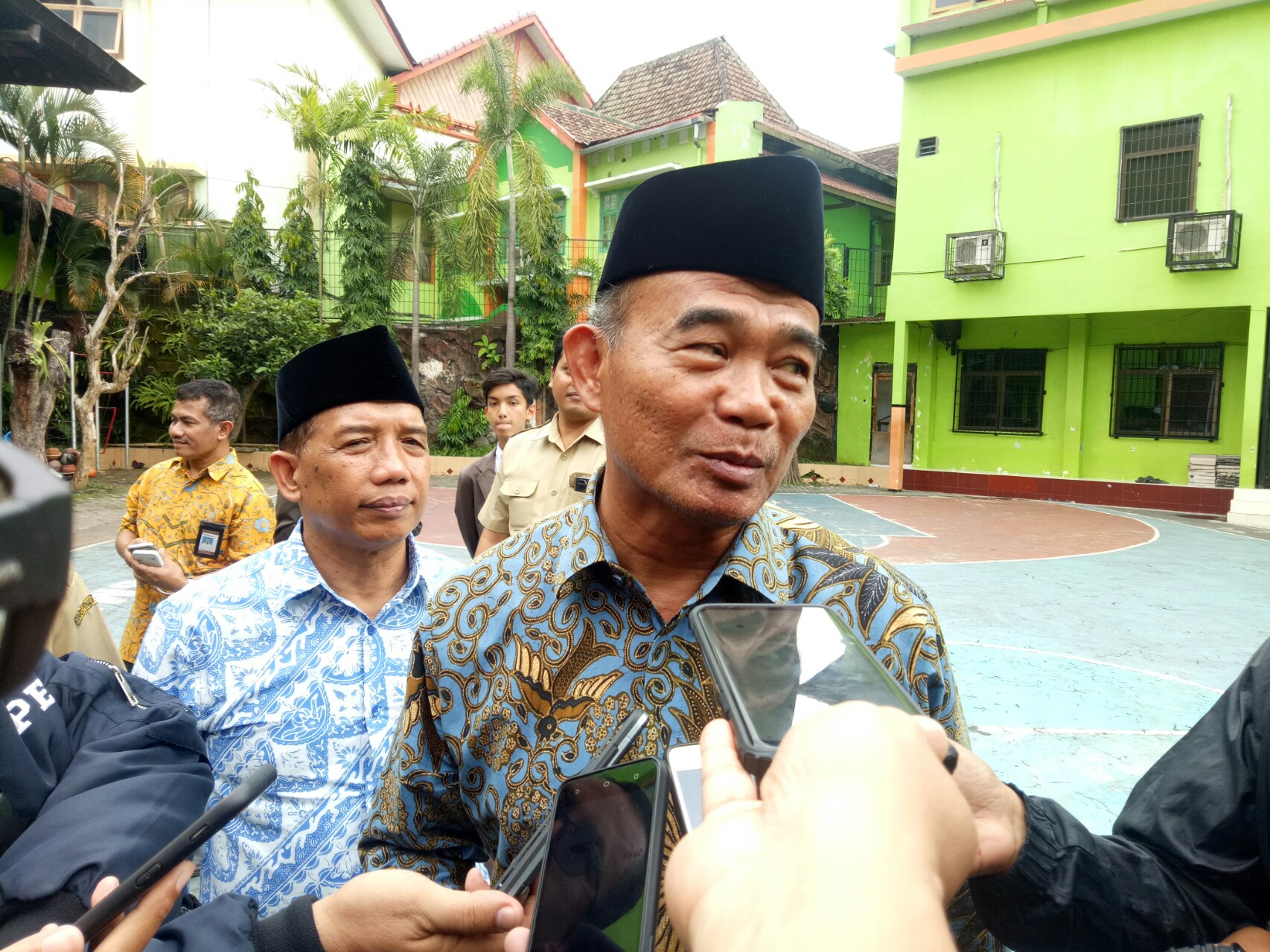 Muhadjir Effendy di Malang. (Foto:Umar/ngopibareng.id)