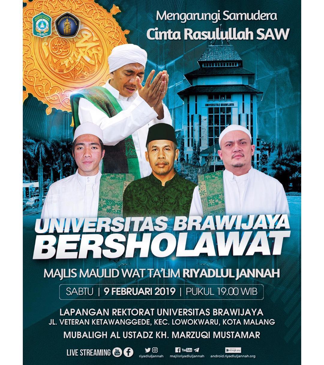 Poster UB Bersholawat.