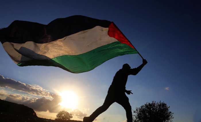 Ilustrasi tuntutan kemerdekaan penuh Palestina. (Foto:Wafa)