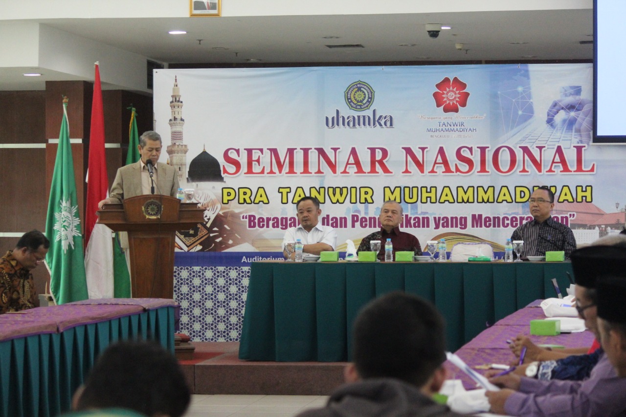 Suasana Seminar Pra-Tanwir di Kampus E UHAMKA Pasar Rebo Jakarta Timur. (Foto: md for ngopibareng.id)
