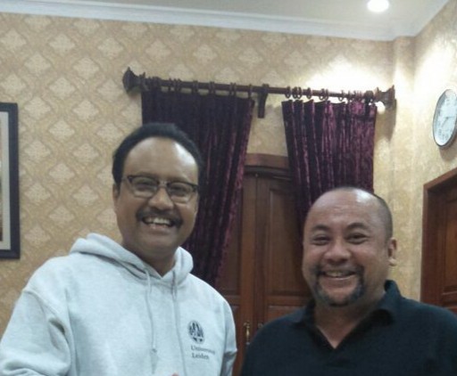 Saifullah Yusuf (Gus Ipul) bersama Damar Huda. (Foto: istimewa)
