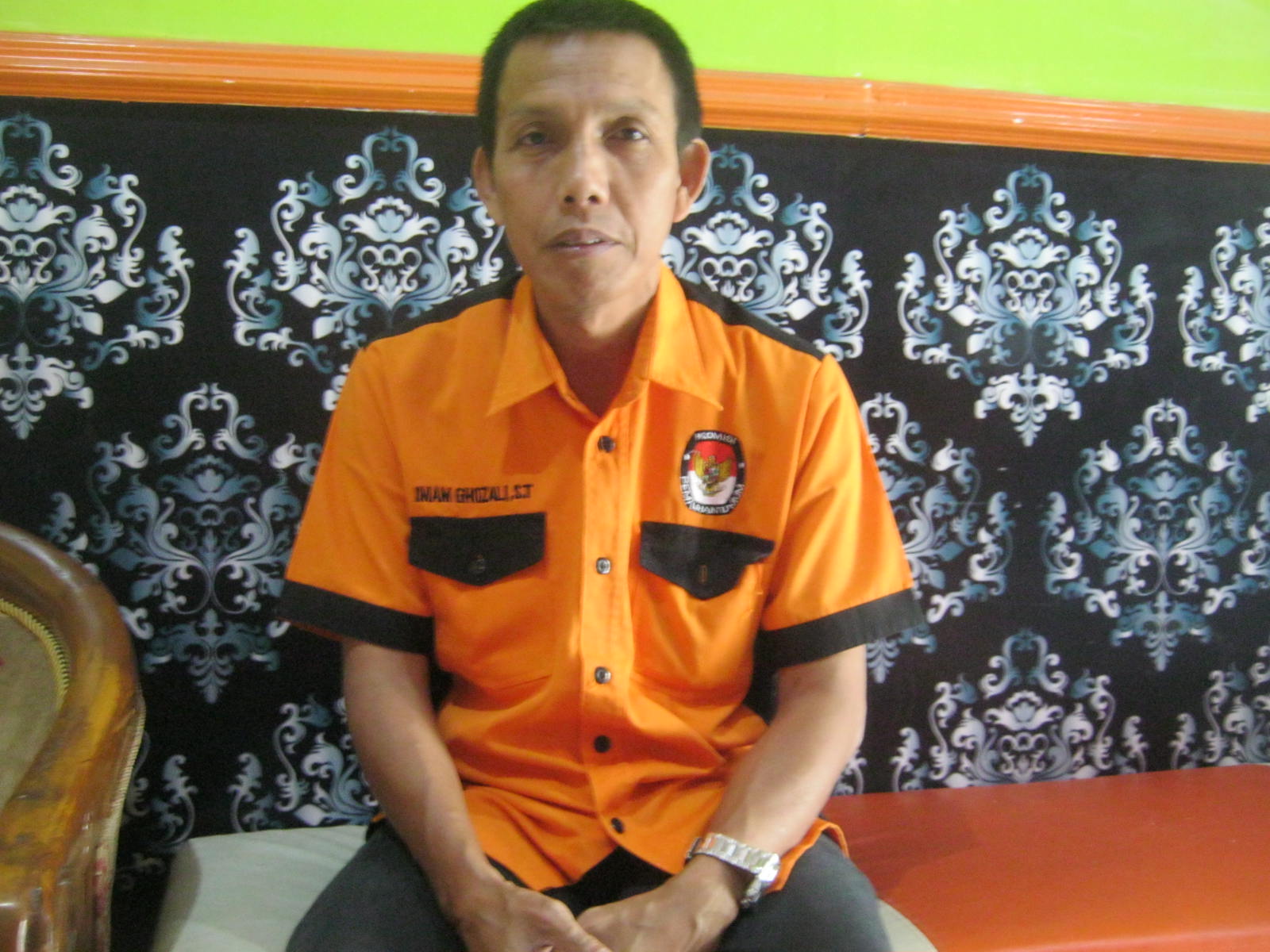Ketua KPU Kabupaten Lamongan Imam Ghozali (Foto :Totok/ngopibareng.id)
