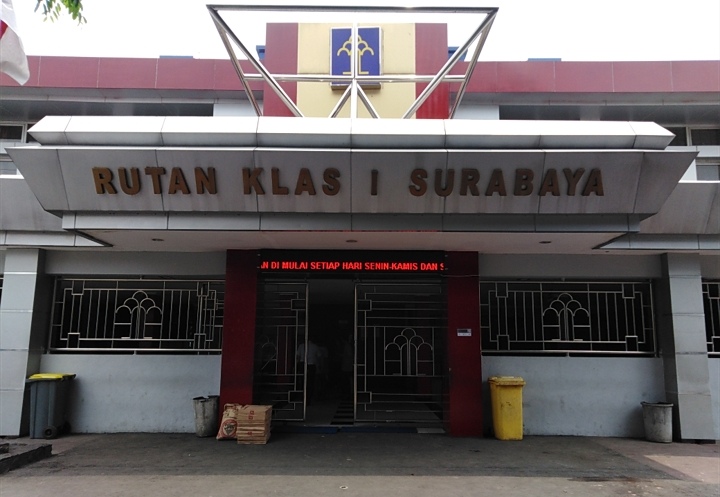 Rutan Klas 1 Surabaya, Medaeng, Sidoarjo. (foto: farid/ngopibareng.id) 