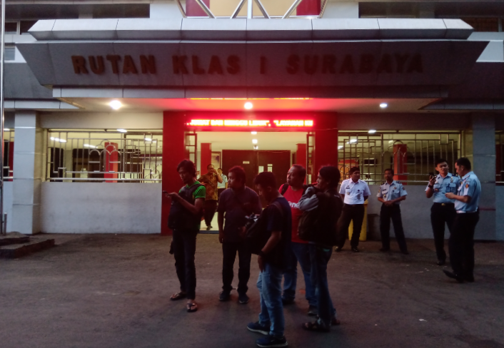Rutan Klas 1 Surabaya, Medaeng, Sidoarjo. (Foto: Farid/ngopibareng.id) 