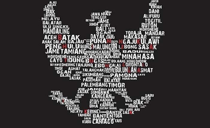 Ilustasi bahasa-bahasa daerah di Nusantara. (Foto:TahuPedia)