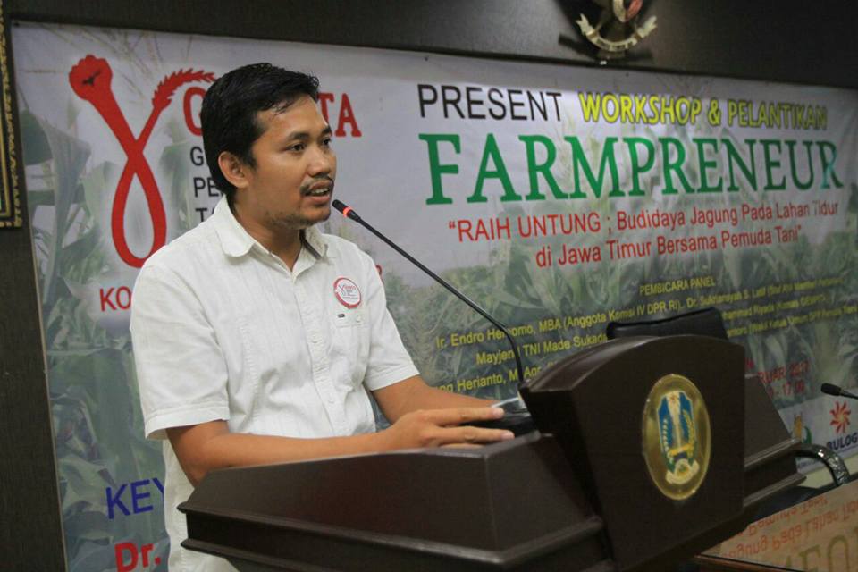Ketua Korwil Gerakan Pemuda Tani (Gempita) Jawa Timur Durrul Izza Al-Fatawi. (Foto: fb durrul izza for ngopibareng.id)