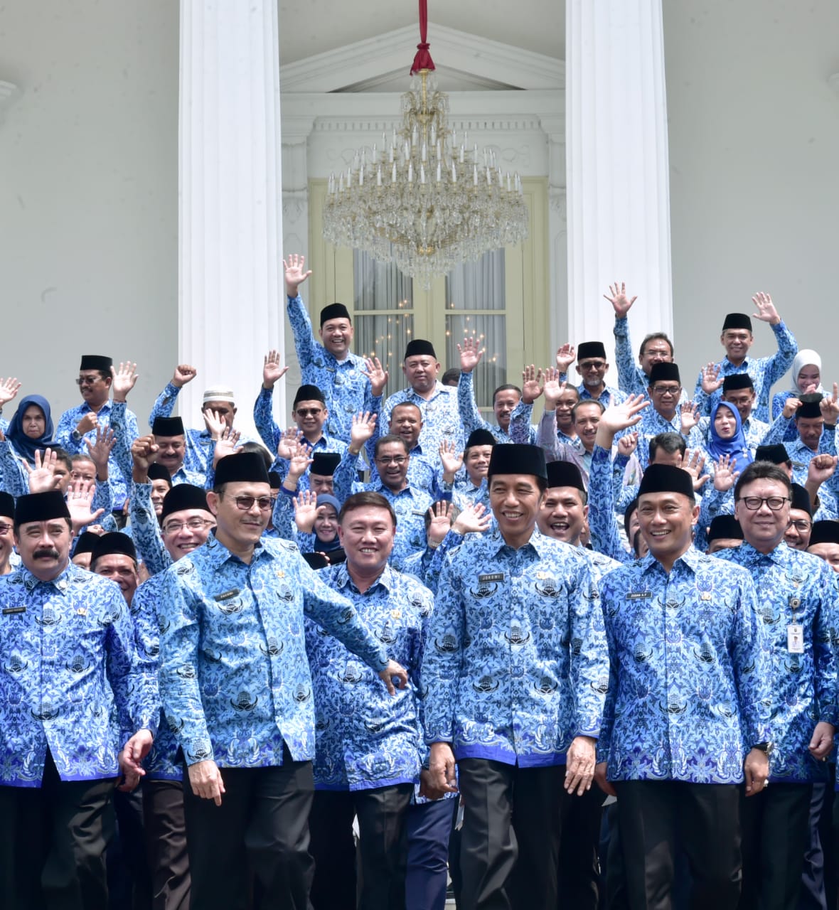 Presiden Joko Widodo Rapat Kerja Nasional KORPR di Istana Negara, Jakarta, Selasa 26 Februari 2019. (Foto: setneg for ngopibareng.id)
