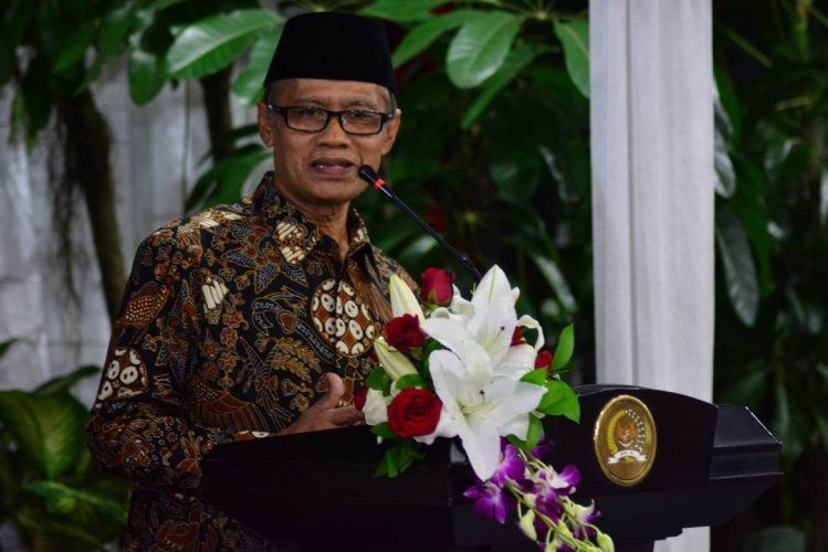 Ketua Umum Pimpinan Pusat Muhammadiyah Haedar Nashir. (Foto: dok ngopibareng.id) 