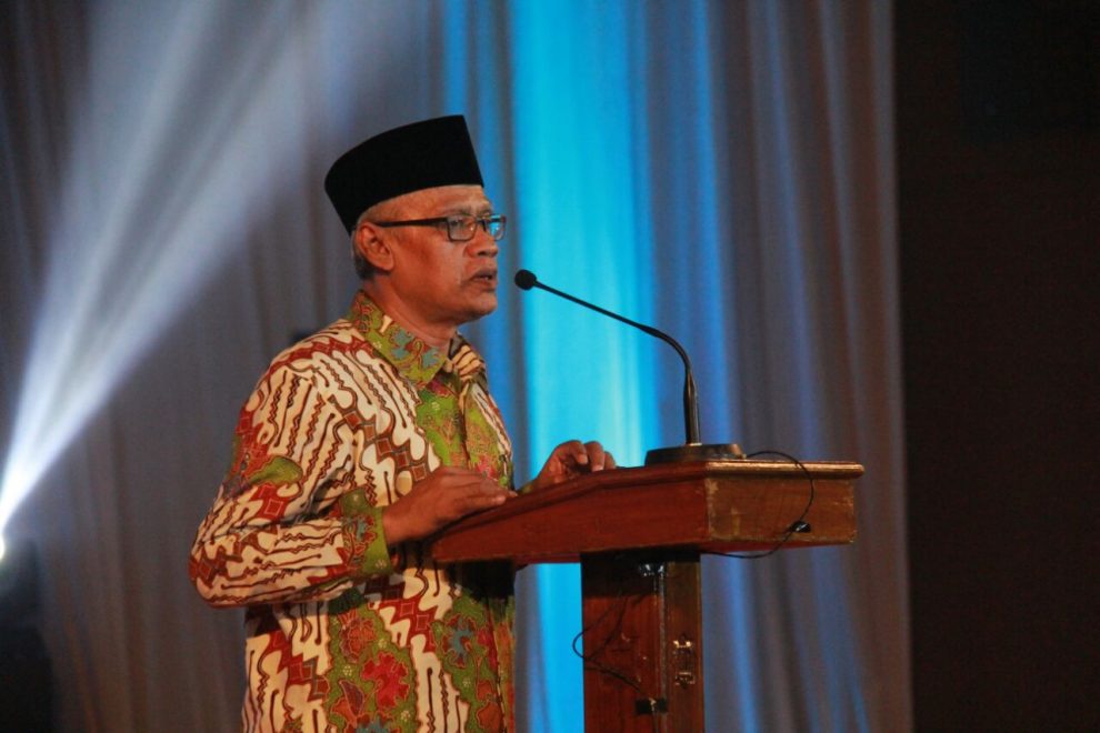 Ketua Umum Pimpinan Pusat Muhammadiyah, Haedar Nashir. (Foto: md for ngopibareng.id)