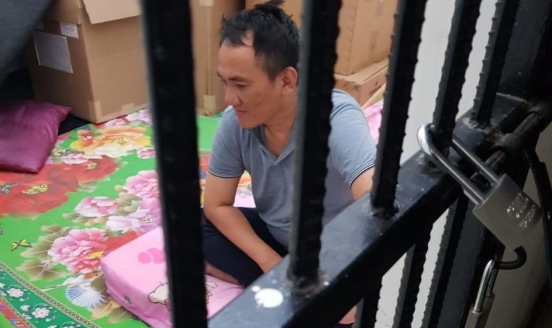 Wasekjen Partai Demokrat Andi Arief berada di dalam jeruji penjara usai ditangkap dengan tuduhan mengkonsumsi sabu-sabu. (Foto: istimewa)