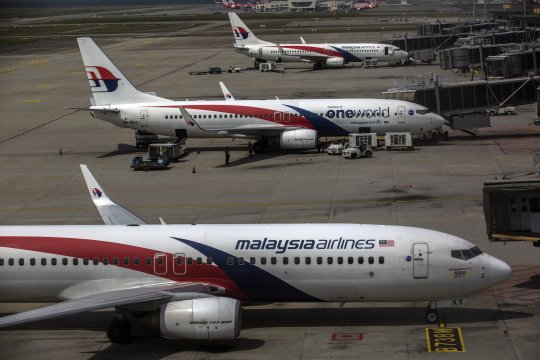 Pesawat Malaysia Airlines.