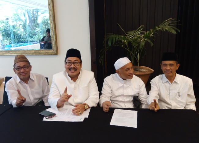 Silaturahim alim ulama Nahdlatul Ulama (NU) se-Jawa Timur di Surabaya, Sabtu, 9 Maret 2019. 