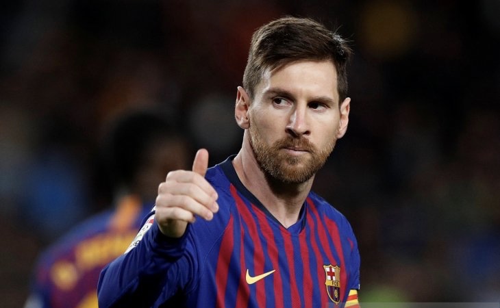 Mega bintang Lionel Messi. (Foto: Reuters/Antara)