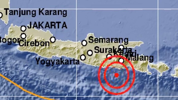 gempa guncang Malang selatan