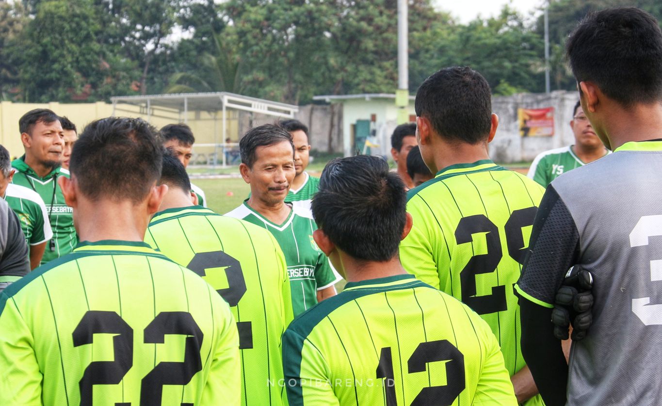 Pelatih Persebaya, Djajang Nurdjaman. (Foto: Haris/ngopibareng.id)
