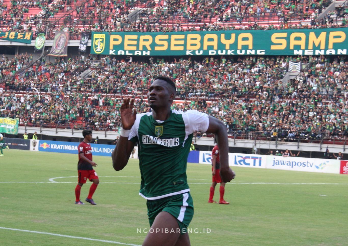 Striker Persebaya, Amido Balde. (Foto: Haris/ngopibareng.id)