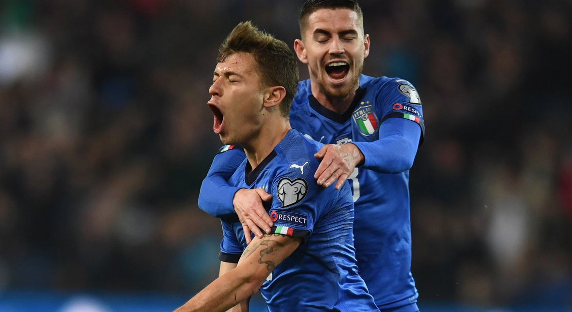 Italia berhasil mengawali kiprahnya di Kualifikasi Grup J dengan hasil manis. (Foto: Twitter/@Vivo_Azzuro)