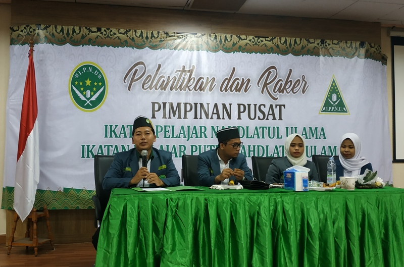 Raker PP IPNU dan IPPNU di Asrama Haji Pondok Gede, Jakarta. (Foto: nu for ngopibareng.id)