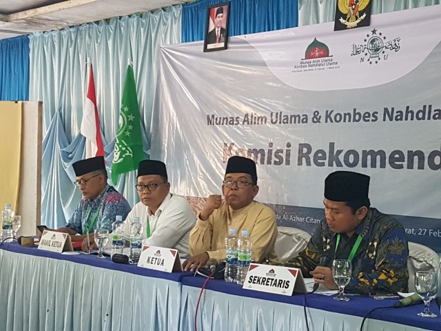 Rumadi saat Munas dan Konbes NU di Banjar. (Foto: nu for ngopibareng.id)