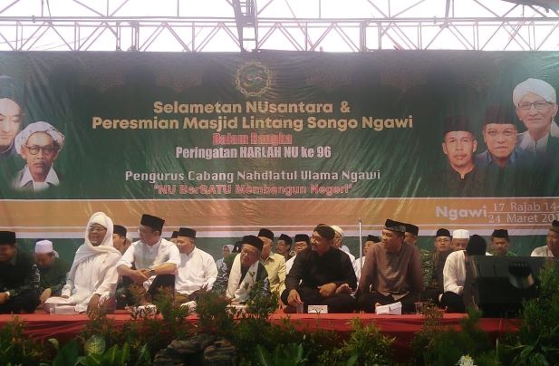 Peresmian Masjid Lintang Songo telah berdiri di Ngawi. (Foto: nu for ngopibareng.id)