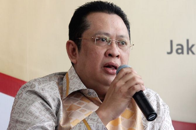 Ketua DPR RI Bambang Soesatyo mengungkapakan, dirinya belum mendengar kabar soal OTT yang menjerat Anggota Komisi VI DPR dari Fraksi Golkar. (Foto: Dokumen JawaPos)