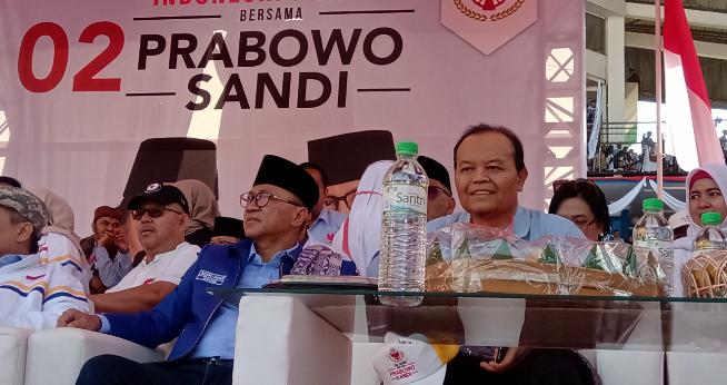 Kampanye Akbar paslon 02 Prabowo Subianto-Sandiaga Salahuddin Uno di Sidoarjo, Minggu 31 Maret 2019. (Foto: Farid/ngopibareng.id) 