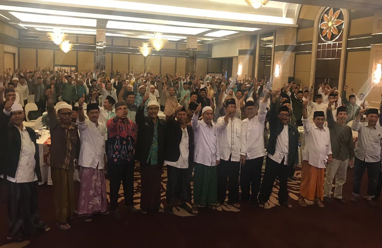 Forum Komunikasi Diniyah Tamiriyah (FKDT) mendeklarasikan gerakan Rabu Putih, di Surabaya, Senin, 1 Maret 2019. (Foto: Istimewa)
