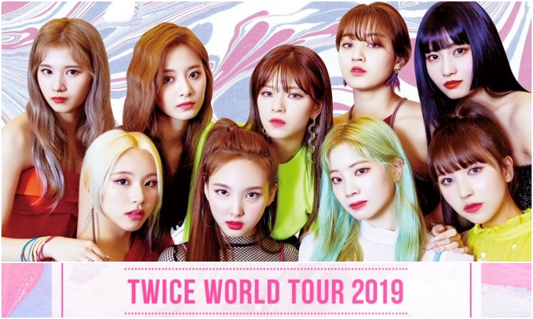 Twice World Tour 2019 menggelar konser di 9 kota yang berada di dua benua.