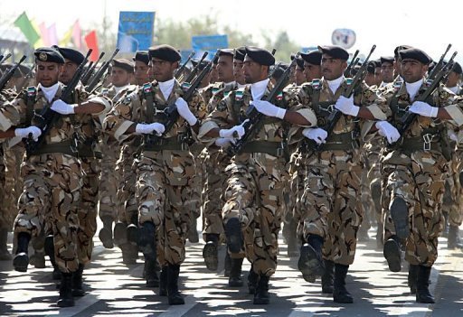 Pasukan Garda Revolusi Iran (Foto: AFP)
