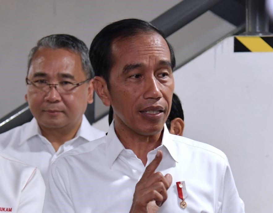 Presiden Jokowi sesalkan perundungan yang.melibatkan anak didik di Pontianak. (Foto: Asmanu/ngopibareng.id)