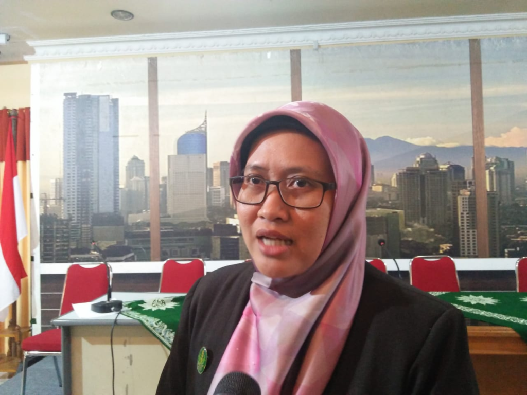 Ketua Pimpinan Pusat Nasyiatul ‘Aisyiyah (PPNA), Diyah Puspitarini. (Foto: na for ngopibareng.id)