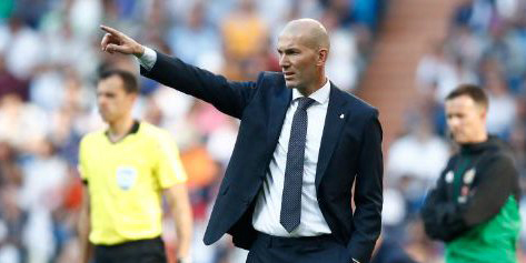 Manajer Real Madrid, Zinedine Zidane. (Foto: Twitter/@realmadrid)