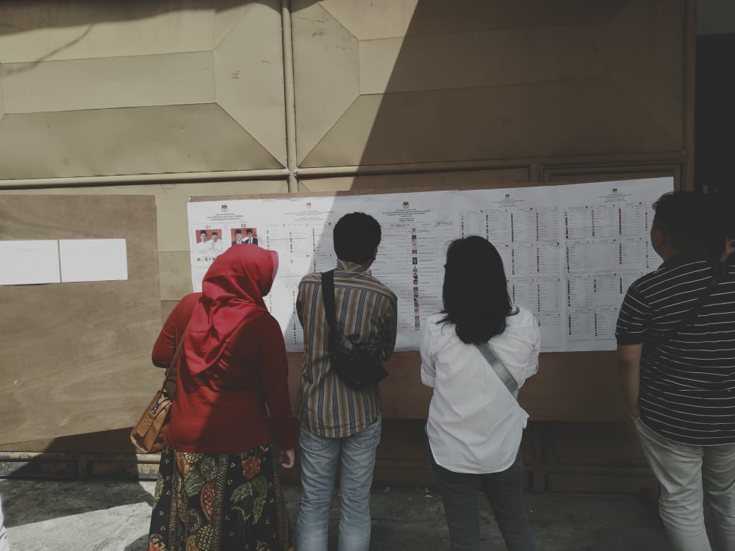 Partipasi masyarakat dalam Pemilu 2019. (Foto: fajar/ngopibareng.id)