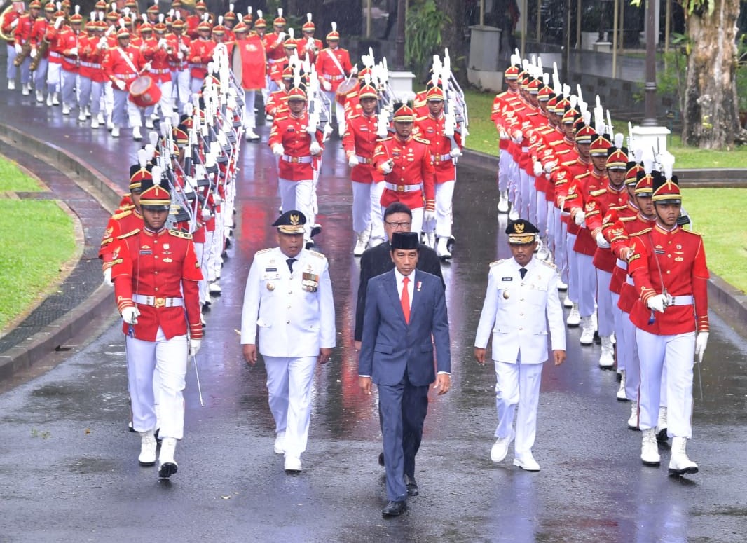Prosesi pelantikan Gubernur dan Wakil Gubernur Maluku periode 2019 - 2024  di Istana Negara Rabu 24 April 2019. (Foto: Biro Pers Setpres)