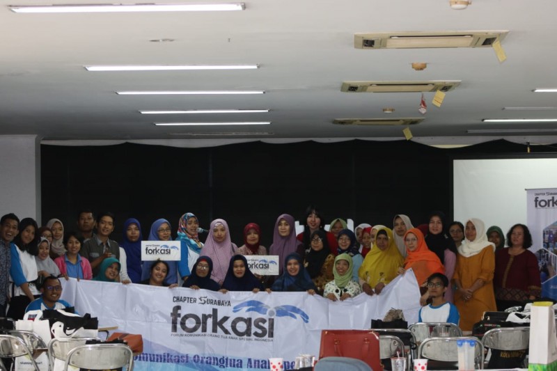 Forum Komunikasi Orangtua Anak Spesial Indonesia (Forkasi) Chapter Surabaya.
