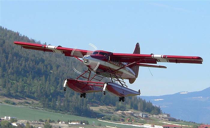 Pesawat Havilland DHC-3, jenis yang mengalami kecelakaan di udara Alaska hari Senin kemarin. (Foto:NBC)