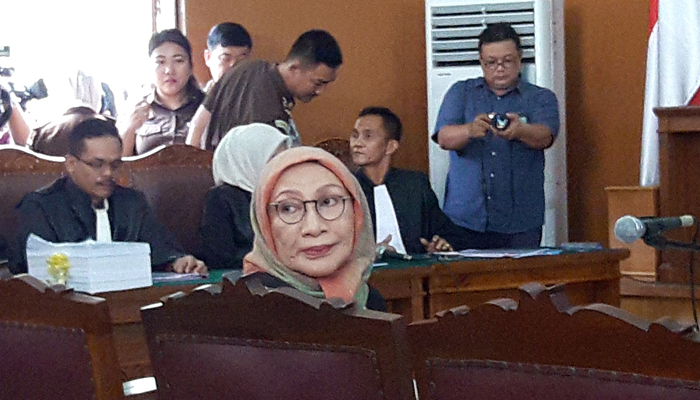 Ratna Sarumpaet saat di Pengadilan. (Foto: ist/ngopibareng.id)