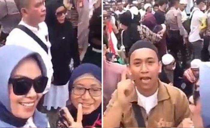 Gambar pada video ancaman pada Jokowi. (Dok.Ngobar)
