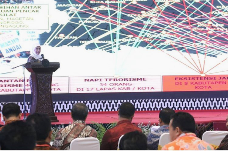 Khofifah Indar Parawansa saat menghadiri acara Rakornas Timdu di Jakarta, Kamis, 16 Mei 2019. (Foto: Instagram Khofifah)
